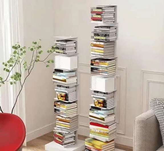 Invisible Floor-standing Bookshelves 