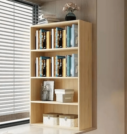 Window Seat Bookshelves 